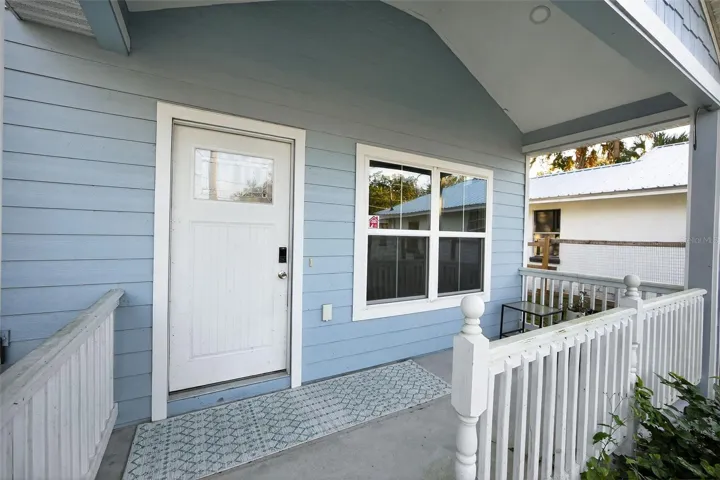 Front Porch with Railing