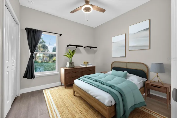 2nd Bedroom- virtually staged