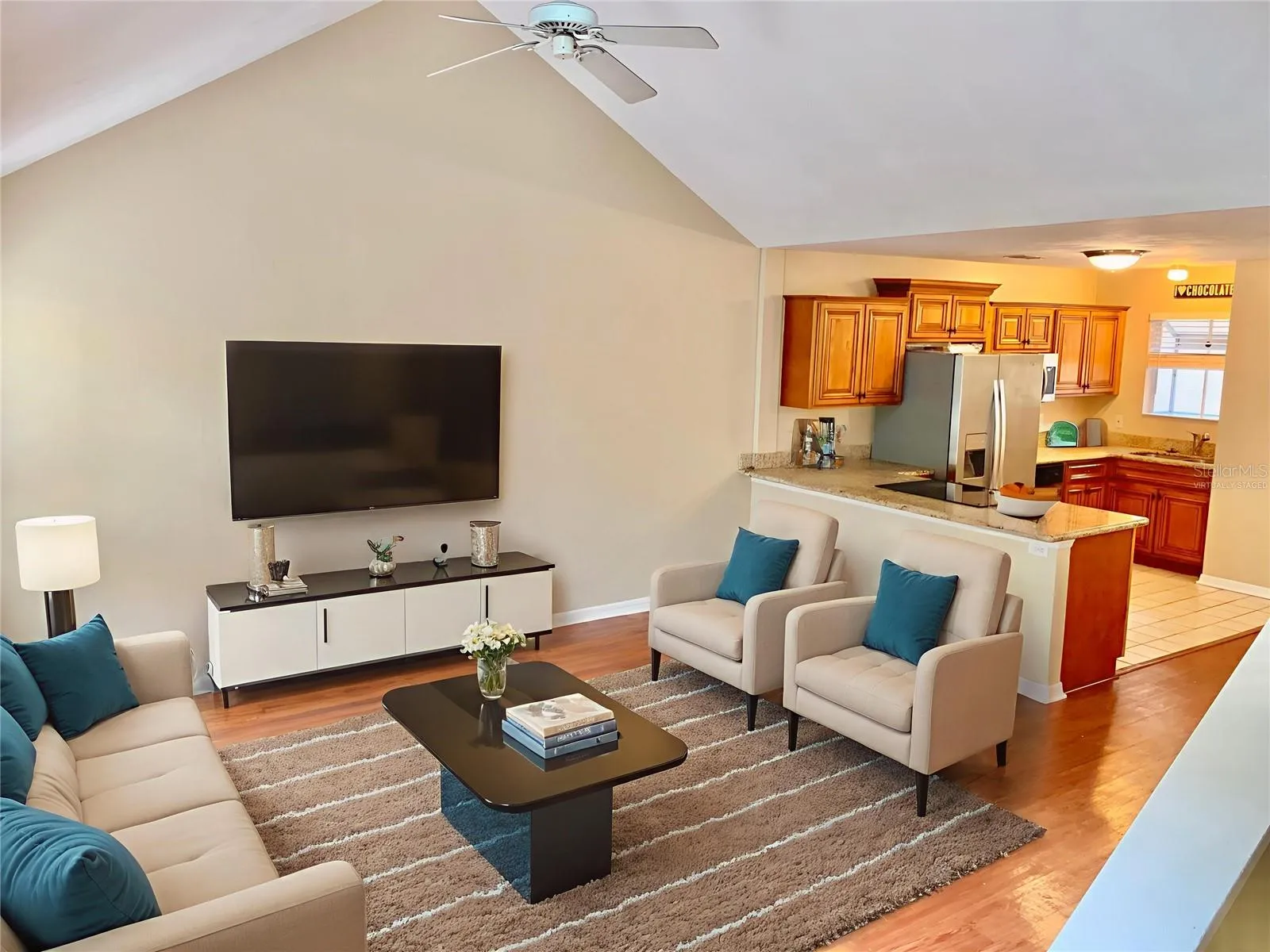 Living Room-Virtually Staged