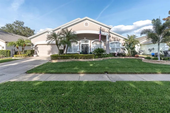 Front of Home with New Landscaping and Expansive Front Porch