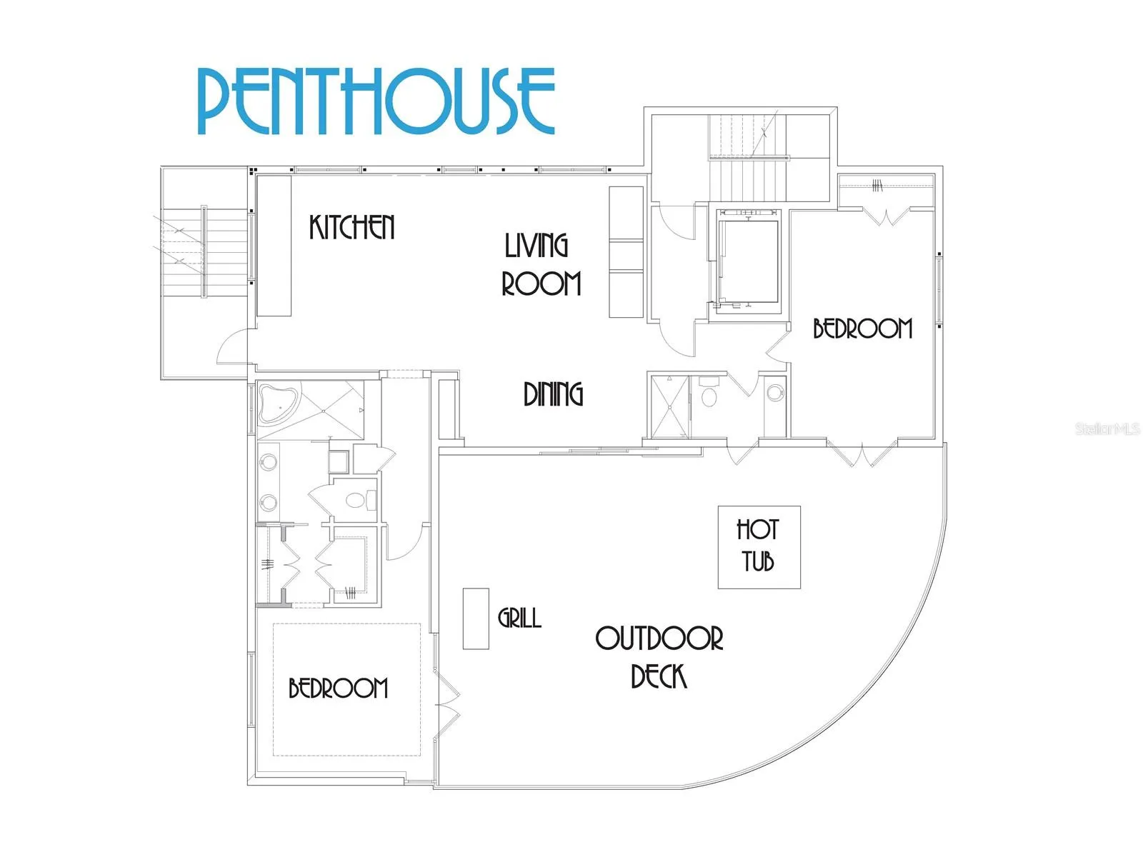 Penthouse floorplan