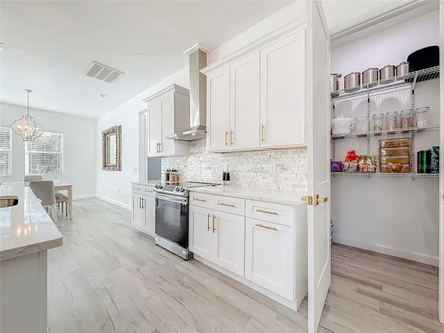 Huge walk in pantry!