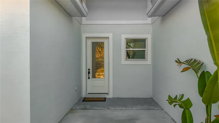 Private front entrance