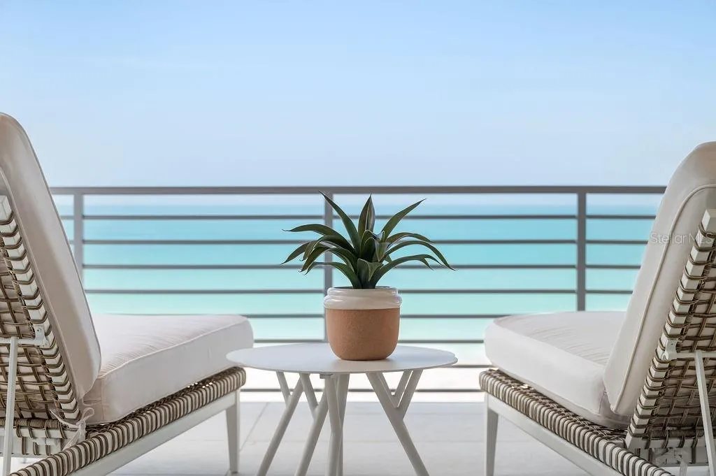 Second floor terrace off guest bedroom 4