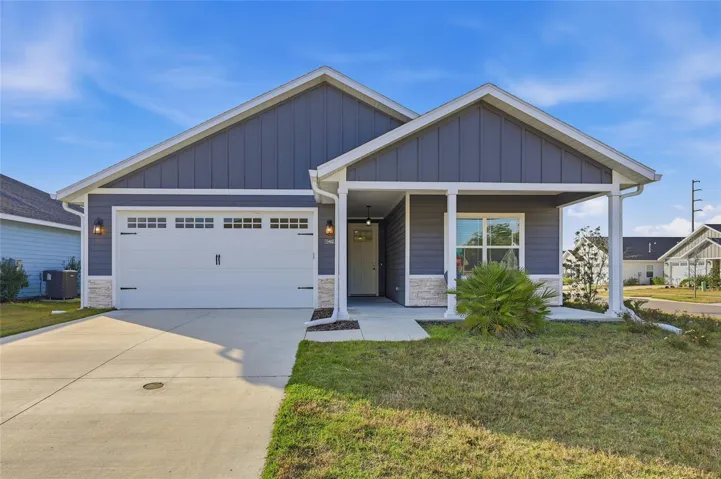 Modern home on corner lot