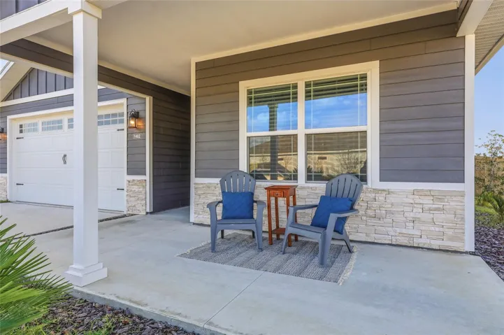 Covered front porch