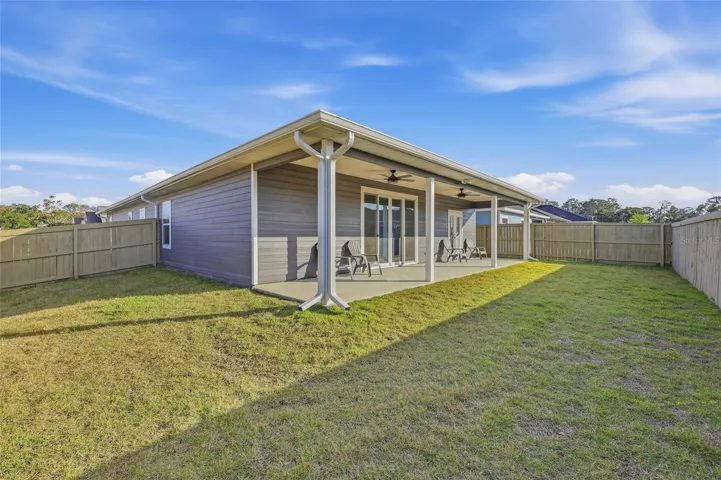 Covered back porch