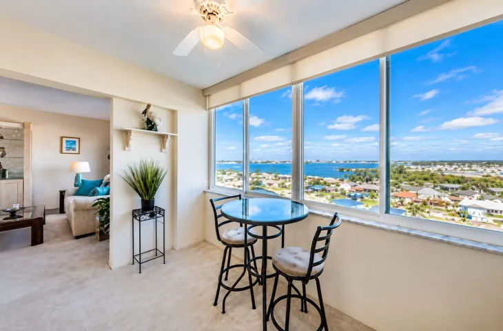 Sunroom great for guest, extra space for dining or watching the dolphins, manatees and pelicans