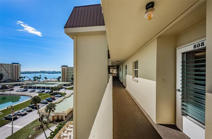 Walk way to front door
