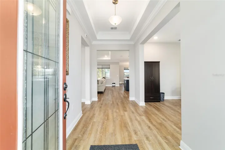 Upgraded Tray Ceiling Foyer