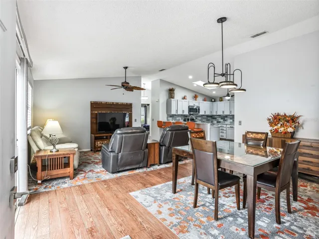 Open Floor with Cathedral Ceilings