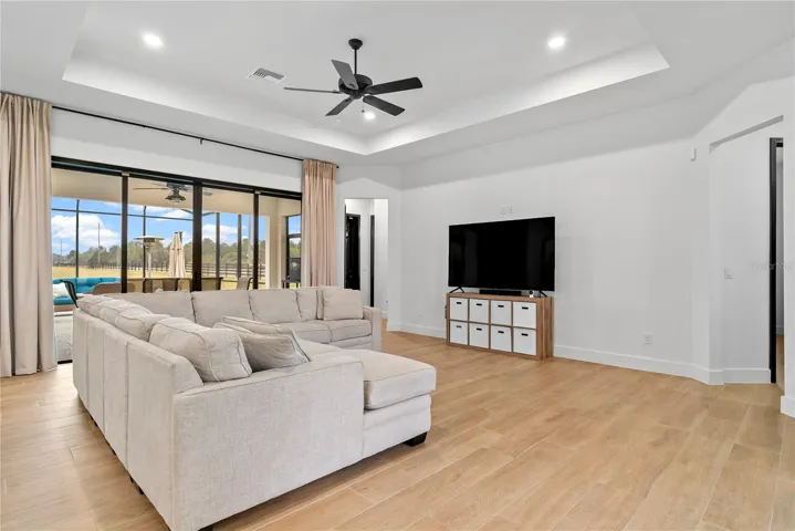 Living area with outdoor access