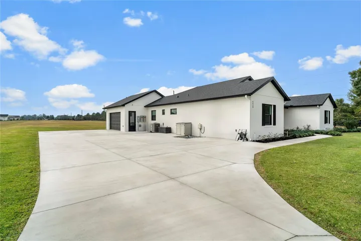 Expanded driveway