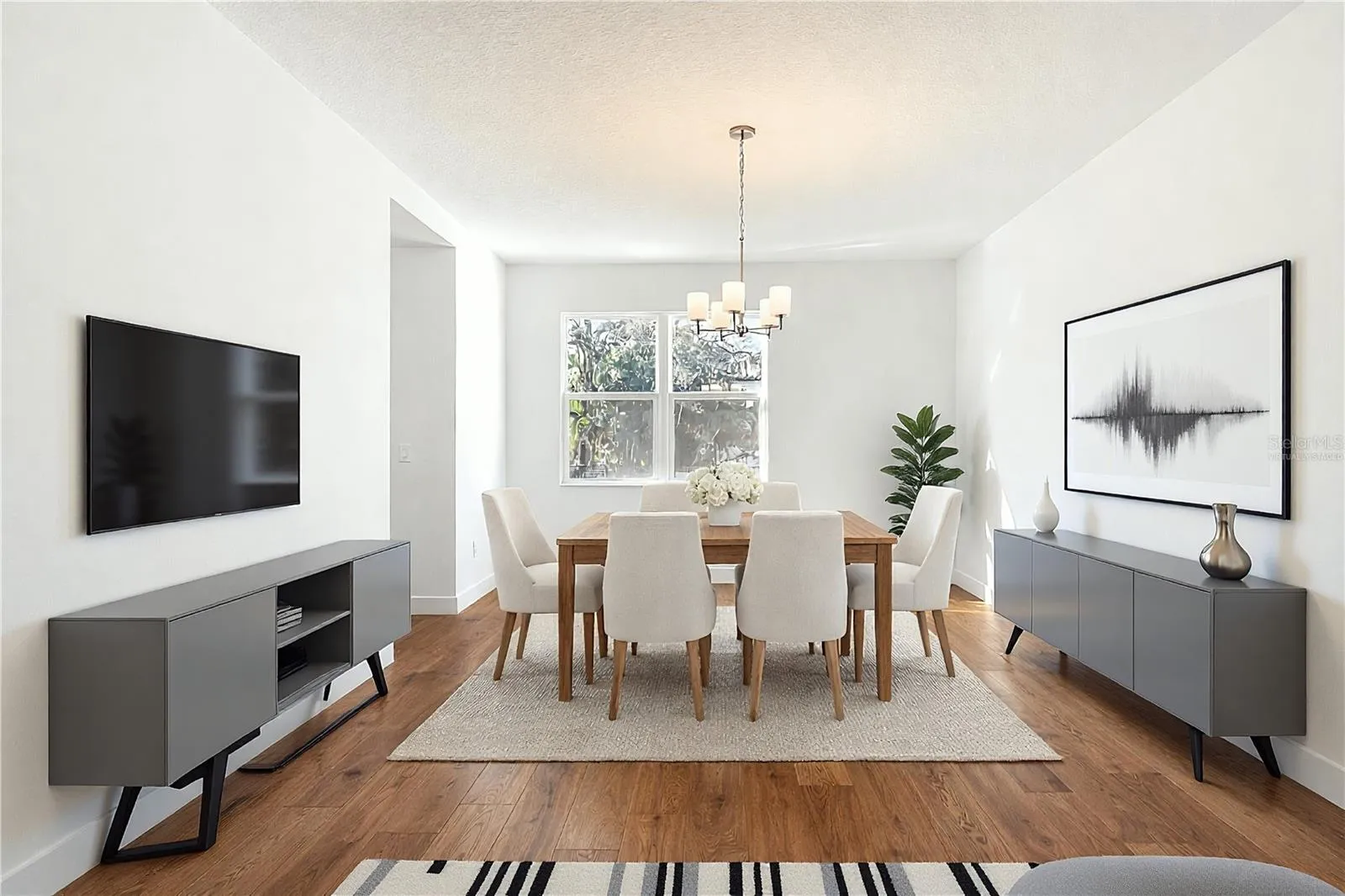 Dinning Room Seller will change the floor to your choice virtually staged