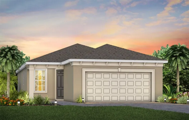 Exterior Design. Artistic rendering for this new construction home. Pictures are for illustrative purposes only. Elevations, colors and options may vary.