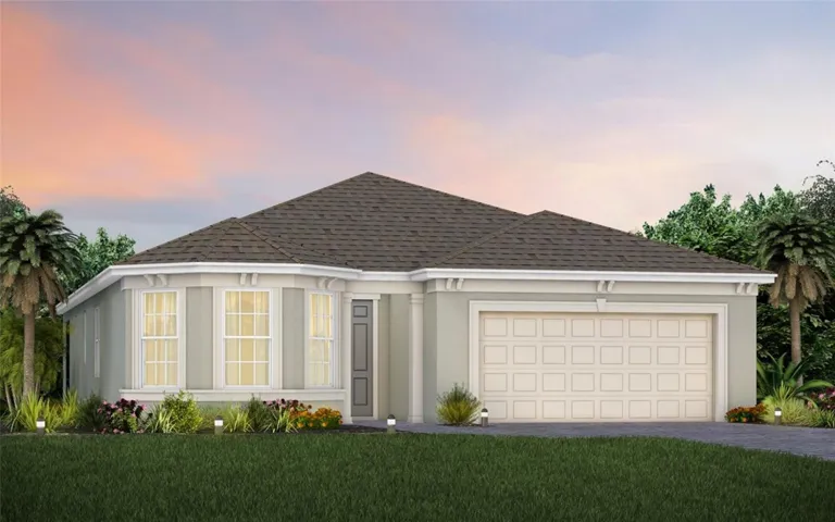Exterior Design. Artistic rendering for this new construction home. Pictures are for illustrative purposes only. Elevations, colors and options may vary.