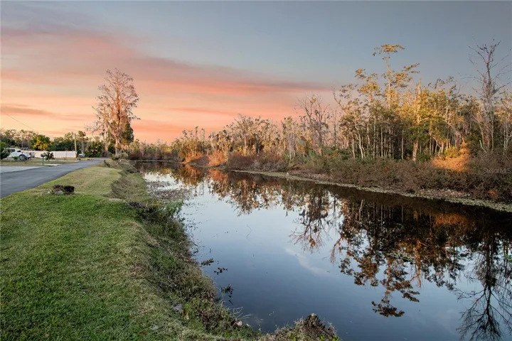 canal linked to Lake Pansy
