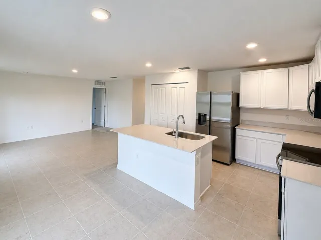 Large Island, Stainless Appliances