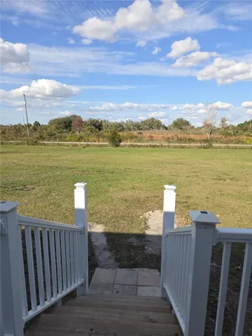 View from the front door