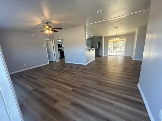 Welcome Home:View of living and dining room from the main entrance