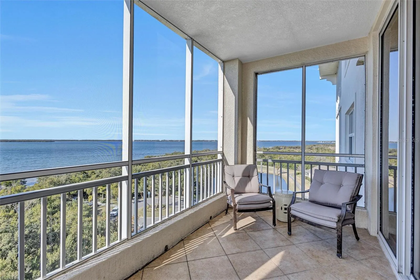 Enjoy the Sunset from the Expansive Balcony