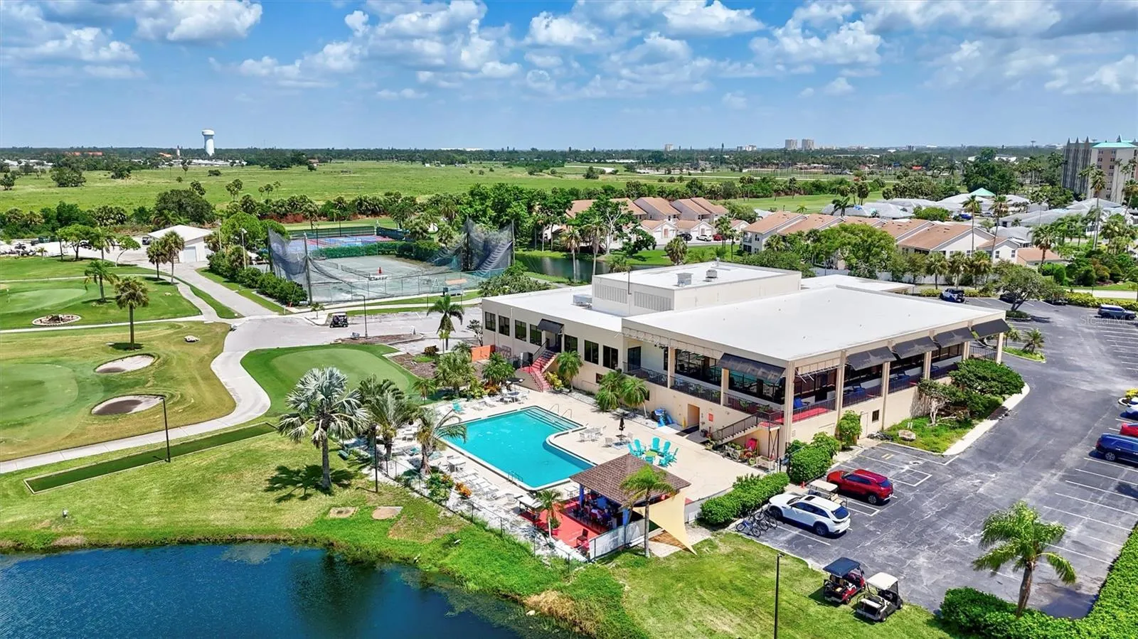 Club Pool with Tiki Bar