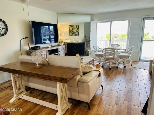 living room for 2nd floor view to ocean