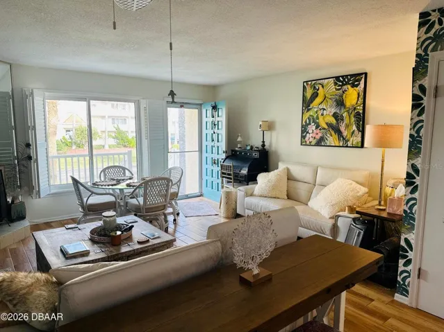 living room for 2nd floor view to ocean