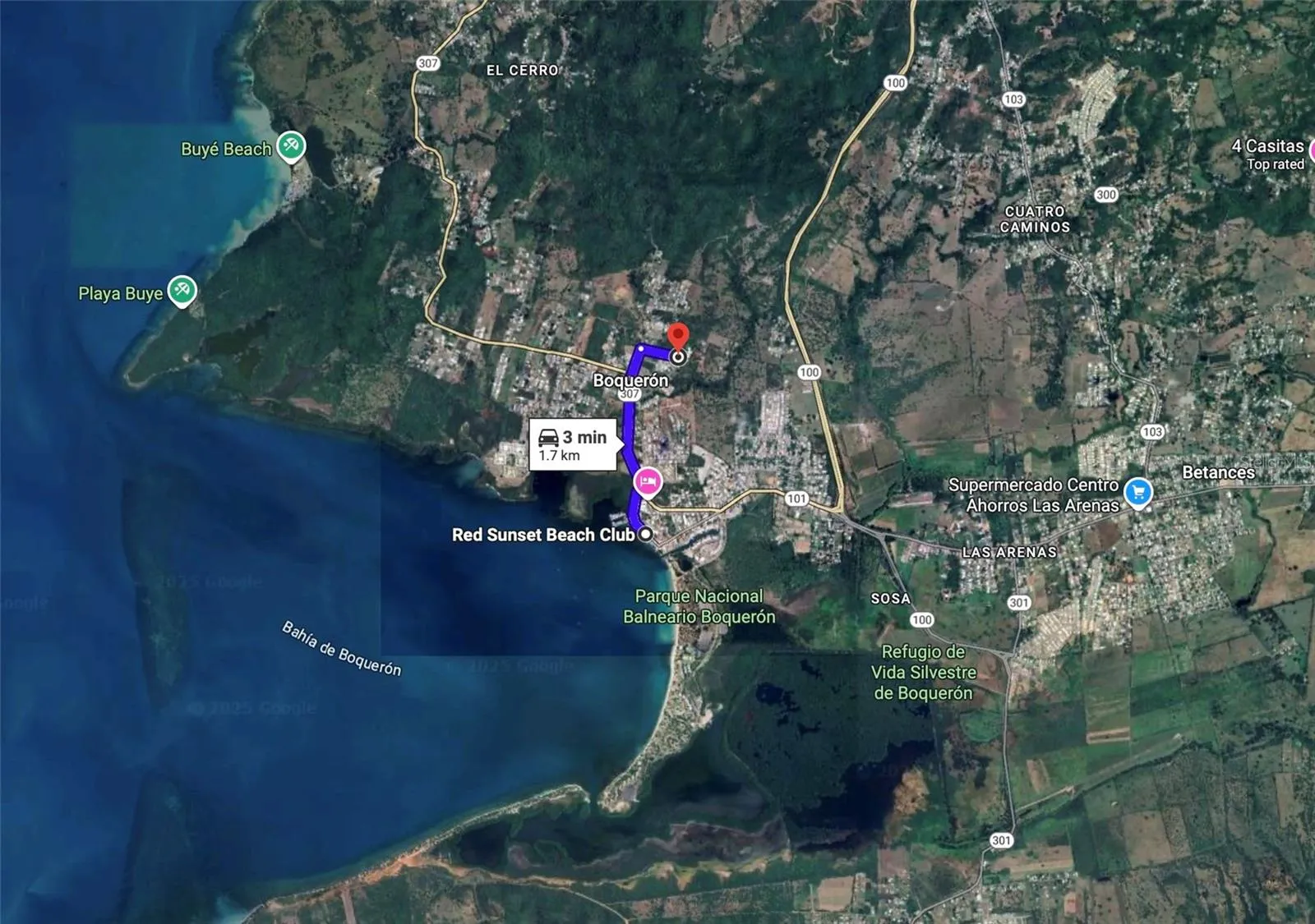 Walking Distance to the Beach 27-29 minutes