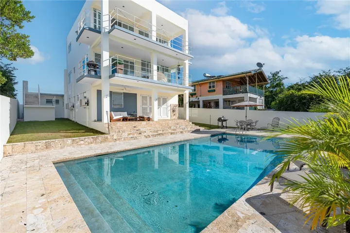 Pool and House View