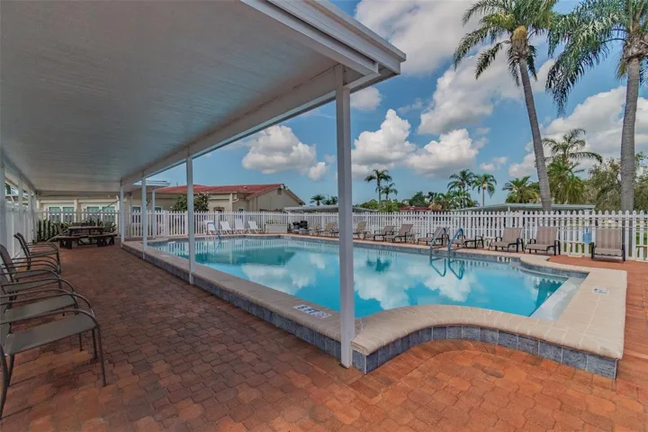COVERED AREA OF HEATED POOL