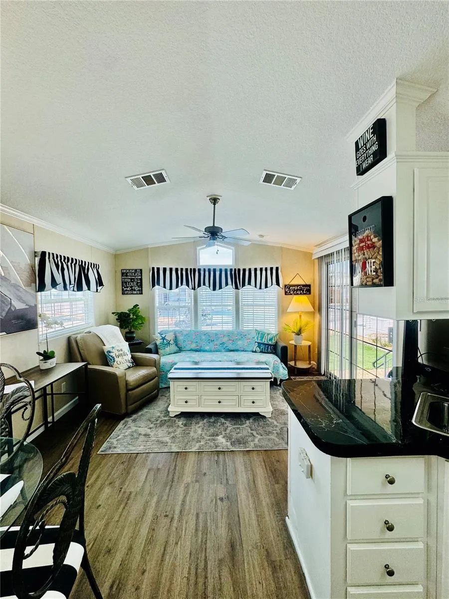 Open Concept Living, Kitchen, Dining