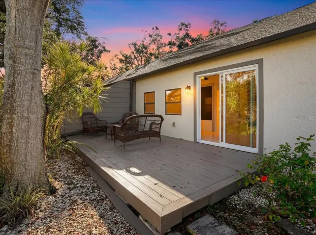 Back Patio.