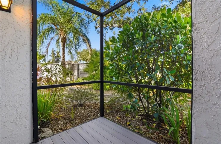 Side Patio off Dining Room.