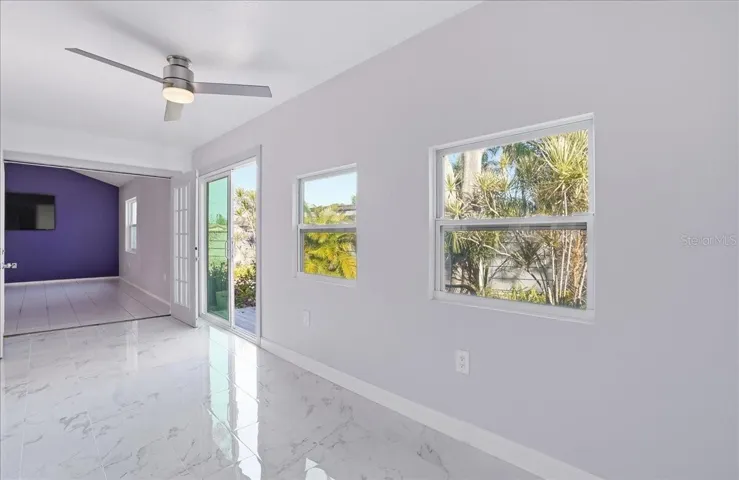 Sun Room through to Living Room.