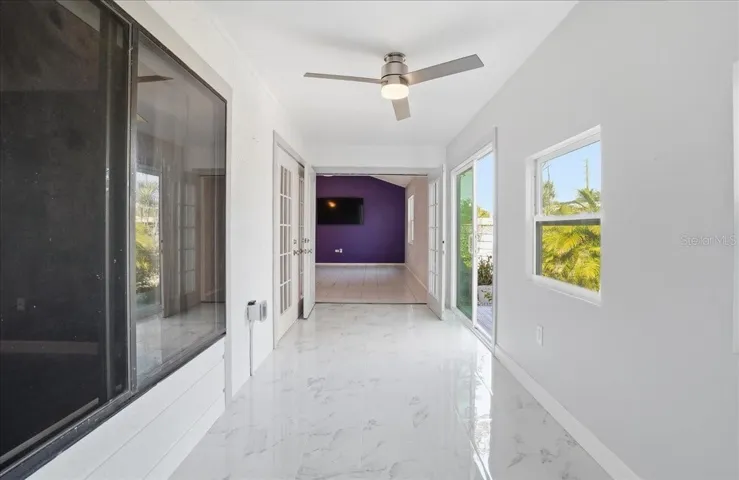 Sun Room through to Living Room.