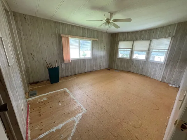 Carpet removed and soft spot fixed in master bedroom