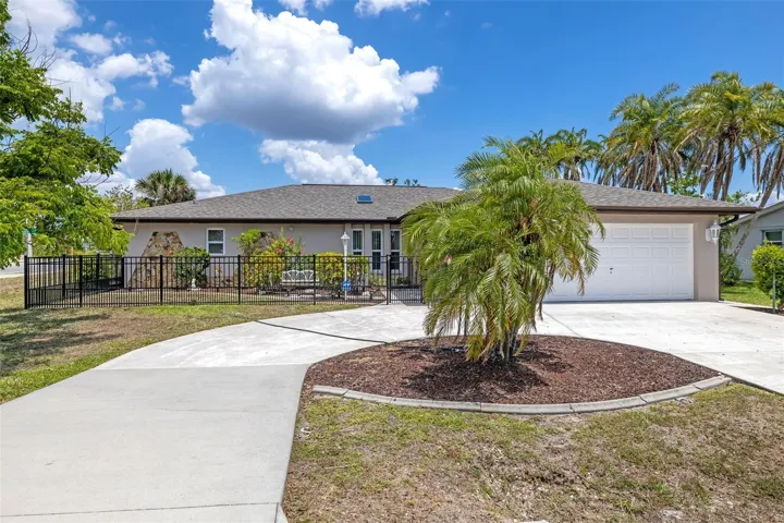 Front of home Circular Driveway