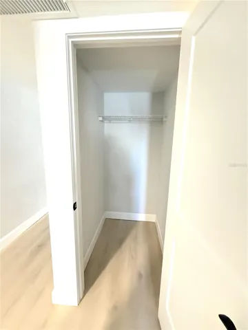 Hall storage closet