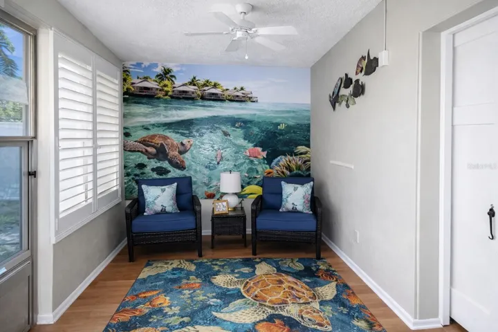 Second room with access to back patio