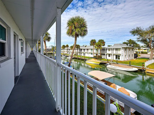 walkway outside unit
