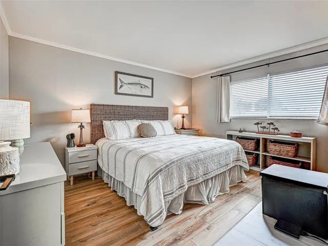 bedroom with king bed