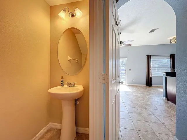 half bath downstairs