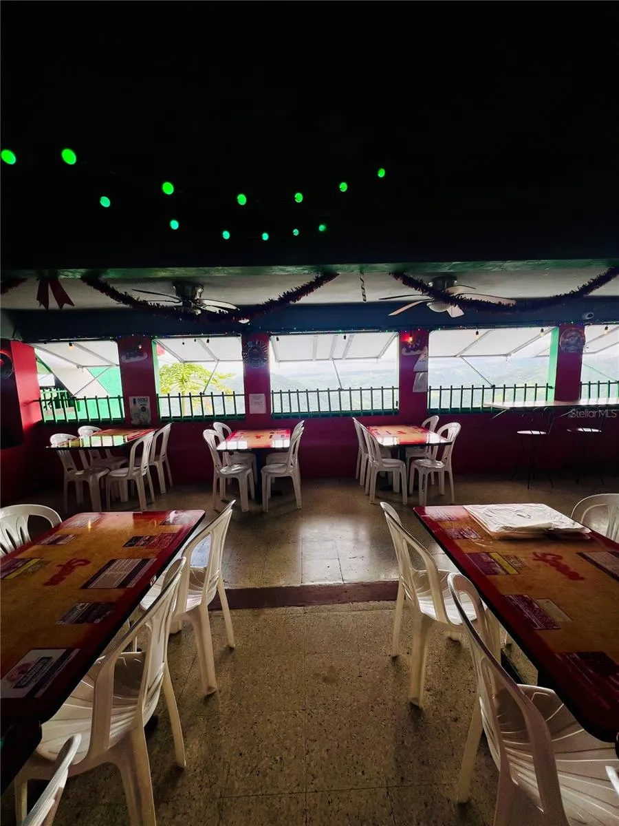 Restaurant seating area