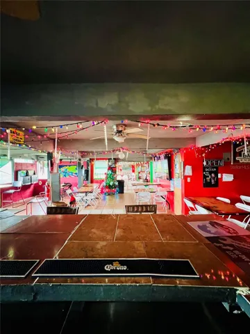 Restaurant view from bar