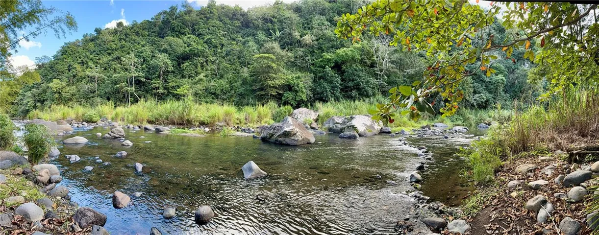 Rocky river nearby