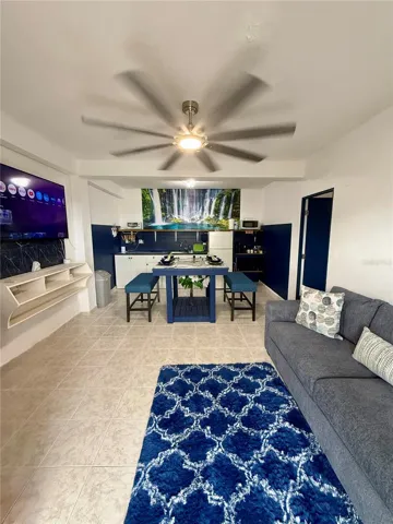 Open concept living room apt 2