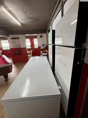 Freezer and Tesla batteries for restaurant