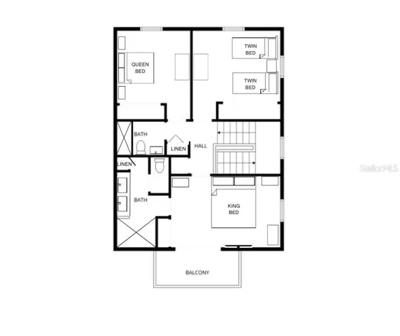 3rd level Floorplan