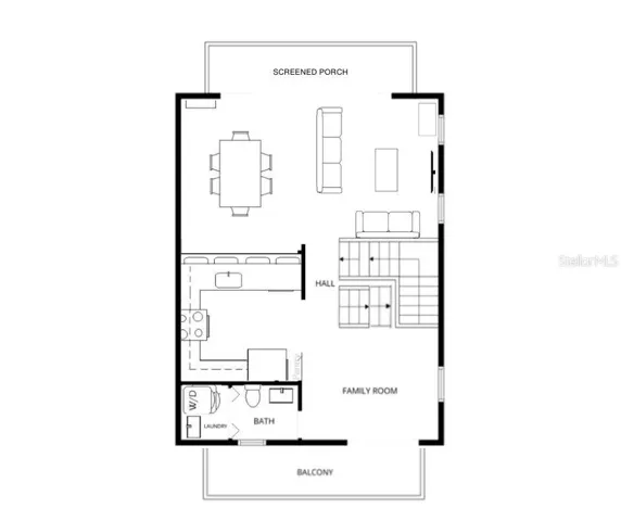 Main Level Floor Plan